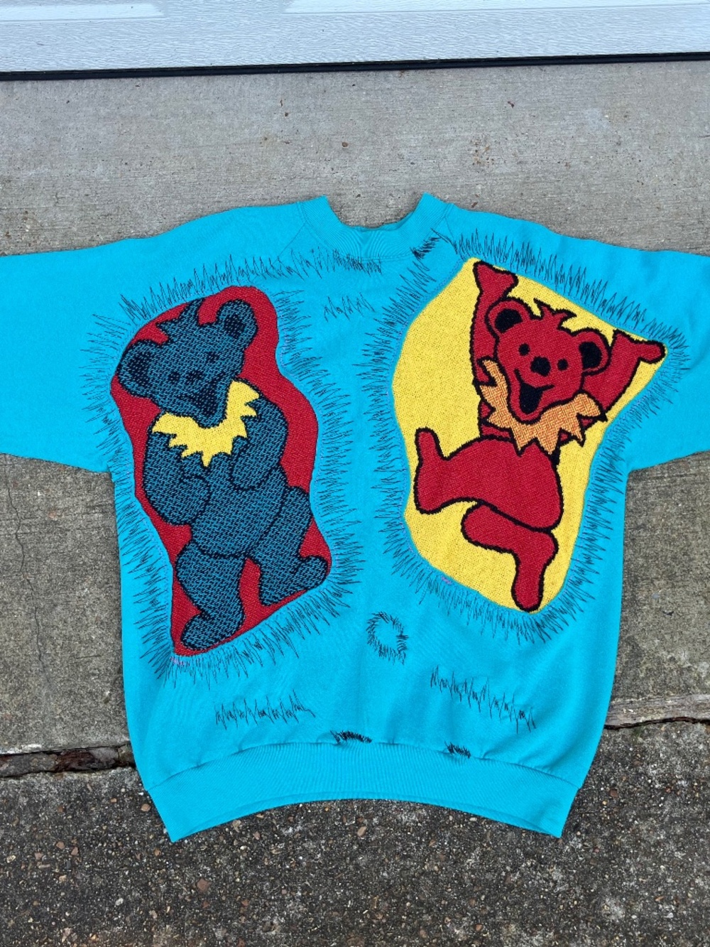 Vintage 1/1 Grateful Dead Trevsiofi Hippie Boho Sweater **See Measurement For Sz